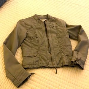 Max Studio Vegan Leather Jacket